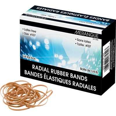 Élastiques En Caoutchouc Sans Latex De Merangue, N° 107, 1/4 Lb