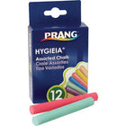 Hygieia® dust-free chalk, various colors, pack of 12