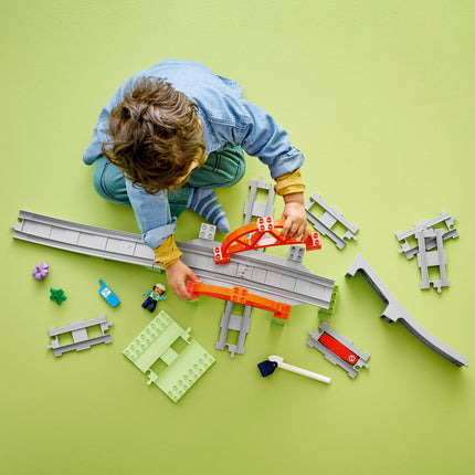 Lego Duplo 10426 Train Bridge and Tracks Expansion Set 