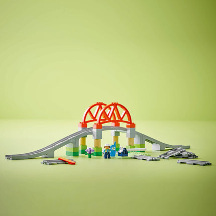 Lego Duplo 10426 Train Bridge and Tracks Expansion Set 