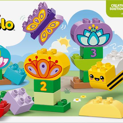 LEGO® DUPLO® My Town Creative Garden &amp; Flowers Stacking &amp; Color Sorting Toy 10444