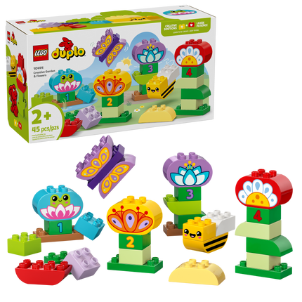 LEGO® DUPLO® My Town Creative Garden &amp; Flowers Stacking &amp; Color Sorting Toy 10444