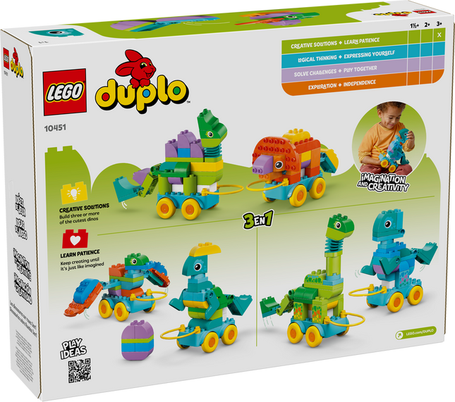 Lego Duplo 10451 Les dinosaures sur roues 3en1