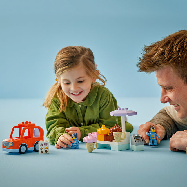 Lego Duplo 10458 La visite au comptoir de crème glacée avec Bluey