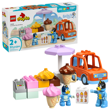 Lego Duplo 10458 Bluey Ice Cream Shop Visit
