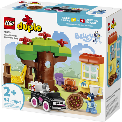 LEGO® DUPLO® Bluey Bluey and Muffin's Party Pizza Van 10469