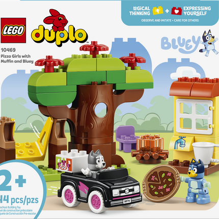 LEGO® DUPLO® Bluey Bluey and Muffin's Party Pizza Van 10469