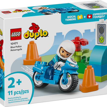 Lego Duplo 10471 Blue Police Motorcycle