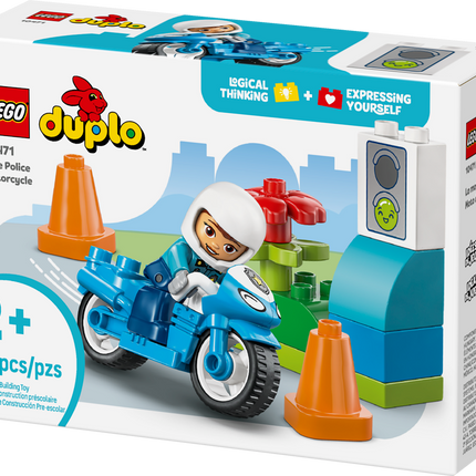 Lego Duplo 10471 Blue Police Motorcycle