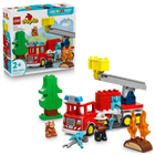 Lego Duplo 10473 Fire Truck with Hose and Firefighter