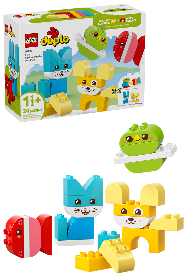 Lego Duplo 10477 Les animaux de compagnie créatifs 3 en 1