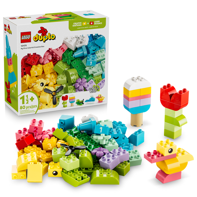 LEGO® DUPLO® Classic La boîte créative colorée, Jouet axé sur la concentration 10479