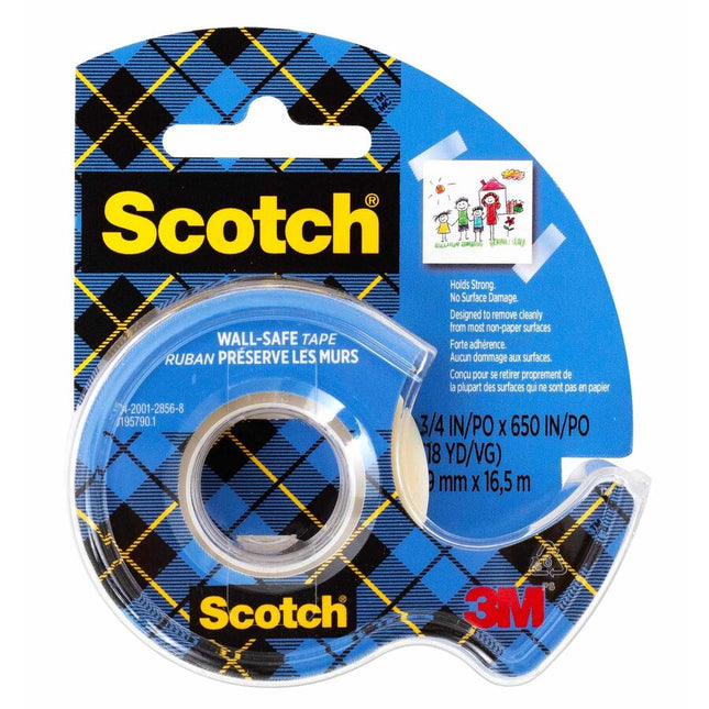 Scotch - Ruban sans danger pour les murs