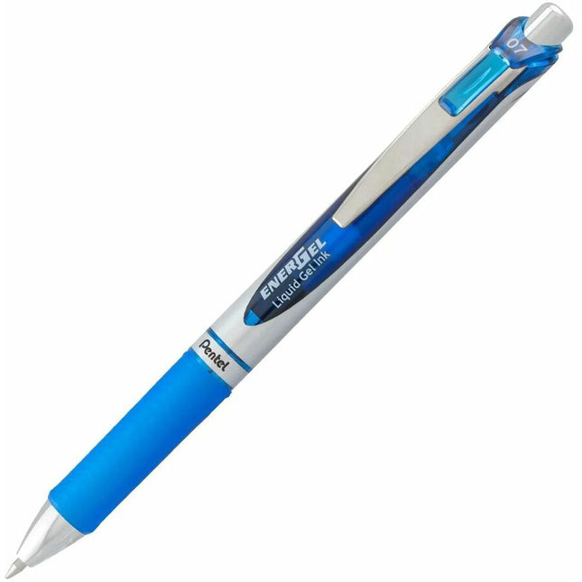 Stylo gel Energel Pentel 0.7mm bleu ciel
