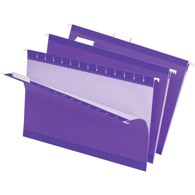 TOPS format légal Dossier suspendu violet boite de 25