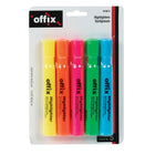 Ensemble de surligneurs Offix pointe biseauté