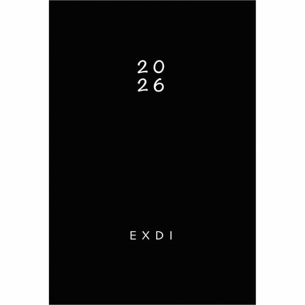 Quo Vadis - Exdi Daily Planner, 8-1/4 in x 6 in, Bilingual, Assorted Colors 