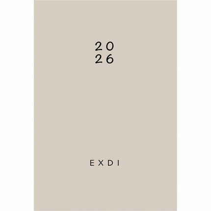 Quo Vadis - Exdi Daily Planner, 8-1/4 in x 6 in, Bilingual, Assorted Colors 