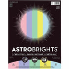 Astrobrights - Cover paper 65 lb 8½x11 in, assorted pastel colors, 50 sheets/pack. 