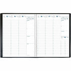 Quo Vadis - Agenda hebdomadaire Euréquart, 11-3/4 po x 9-1/2 po, bilingue, Freeport noir