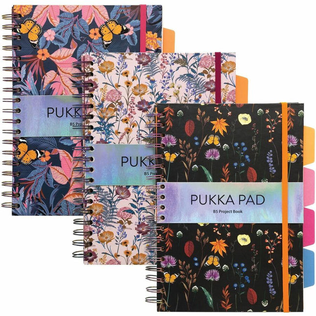 Cahier de projets Bloom B5 à couverture rigide - Pukka Pads
