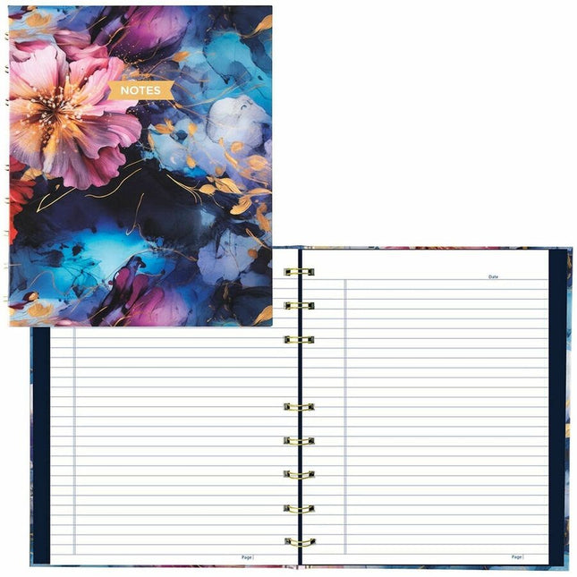 Cahier NotePro, Collection Fashion, 192 pages, Floraison de minuit - Blueline