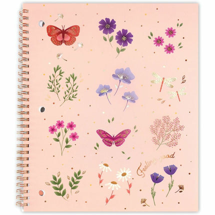 Cahier spirale 8.5X10.5po Feeling good 160 pages