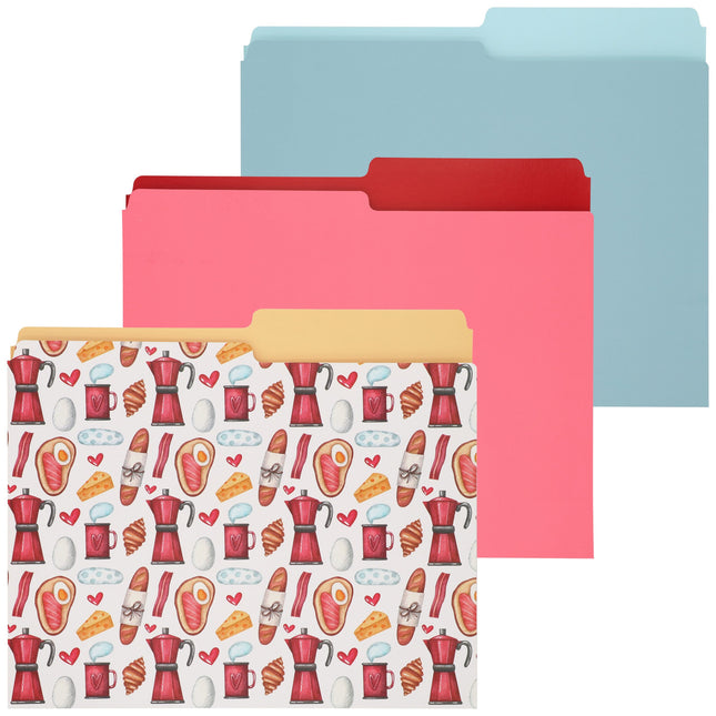 Pqt 3 chemises format lettre café