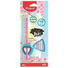 Maped - Crayon graphite corps couleur pastel