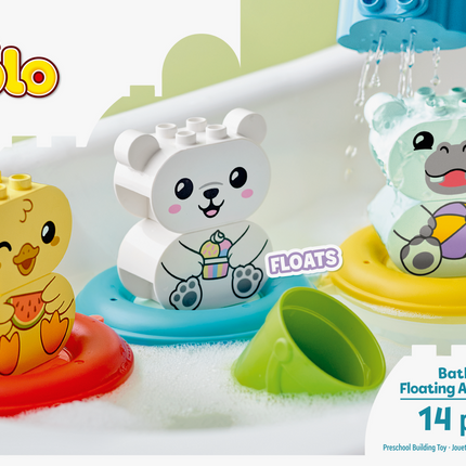 Lego duplo 10965 bath time: floating animal train