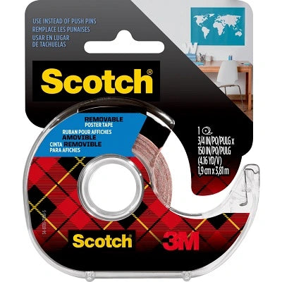 Ruban Amovible Pour Affiches De Scotch, 3/4 Po