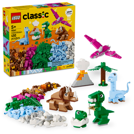 LEGO® Classic Les dinosaures créatifs Modèles de jouets imaginatifs 11041