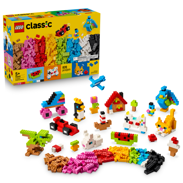 LEGO® Classic Les briques créatives colorées, Jouet de construction 11045