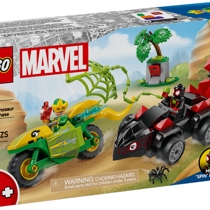 LEGO® Marvel Spidey et ses amis extraordinaires La poursuite en dino-véhicules de Spin et Electro 11198