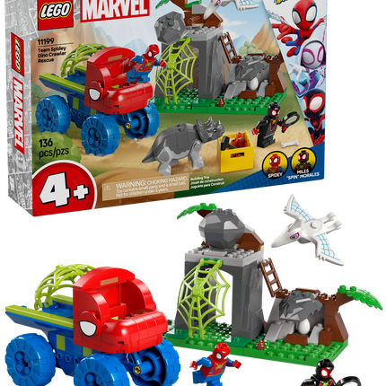 LEGO® Marvel Spidey et ses amis extraordinaires Le sauvetage en camion-dinosaure de l’équipe Spidey 11199