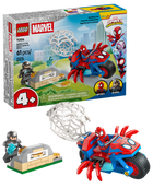 Lego Marvel 11206 Spider-Man on his motorcycle versus Rhino