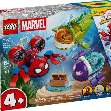 Lego Marvel 11207 Spidey : Les véhicules sous-marins