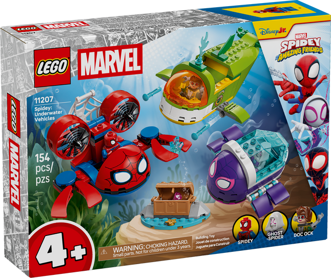 Lego Marvel 11207 Spidey : Les véhicules sous-marins