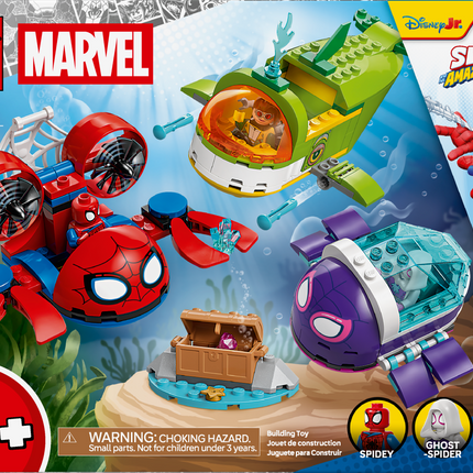 Lego Marvel 11207 Spidey : Les véhicules sous-marins