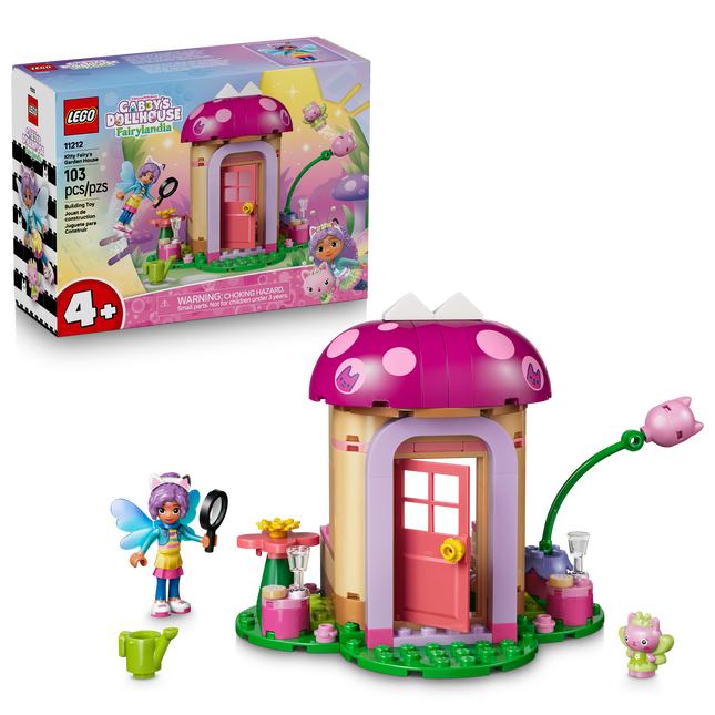 LEGO® Gabby et la maison magique La maison du jardin de Fée Minette, Jouet 11212
