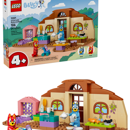 LEGO® Bluey The School with Rusty and Bluey, Toy 11221