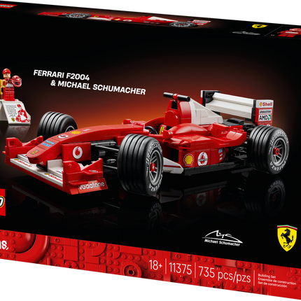 Lego Icons 11375 The Ferrari F2004 and Michael Schumacher