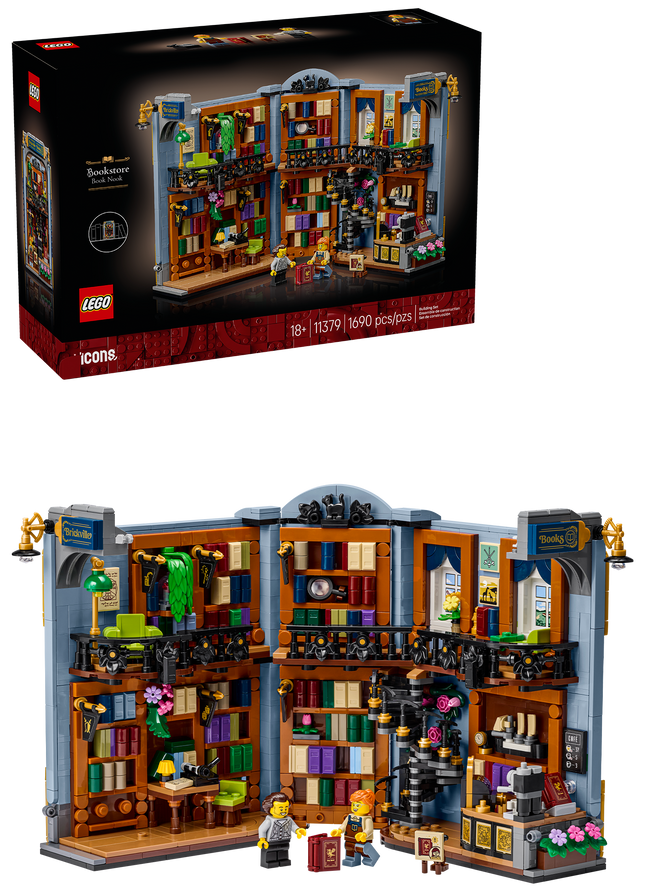 Lego Icons 11379 La librairie : Le coin lecture