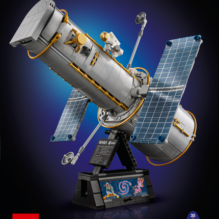 LEGO® Icons NASA Space Telescope Hubble, Scientific Decoration Set 11382