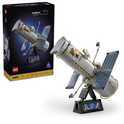 LEGO® Icons NASA Space Telescope Hubble, Scientific Decoration Set 11382