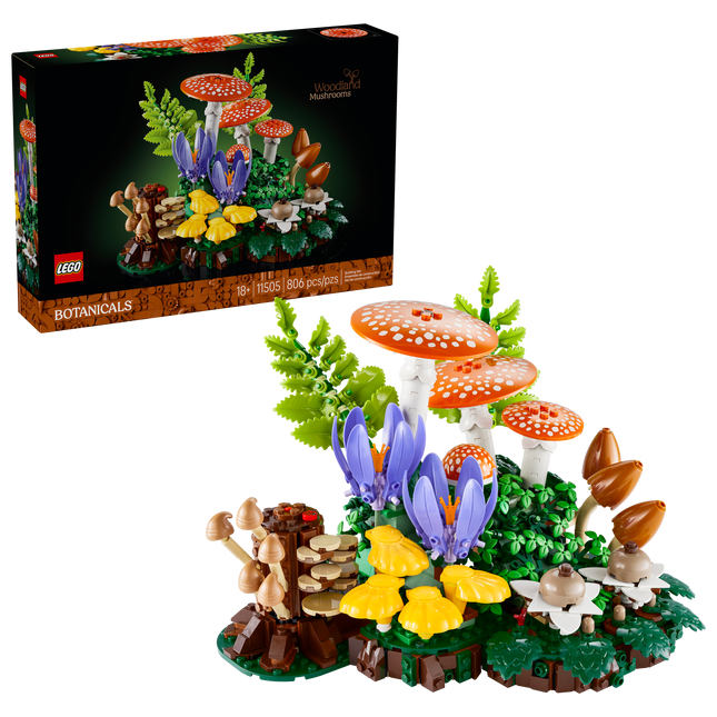 LEGO® Botanicals Les Champignons des Bois, Ensemble 11505