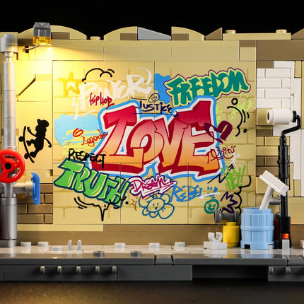 Lumibricks Graffiti Bus Stop 514PCS
