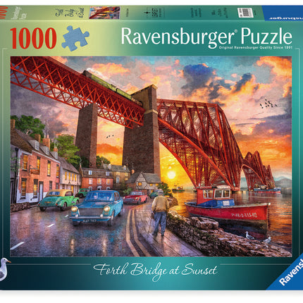 C-T 1000 Ravensburger Forth Bridge at Sunset