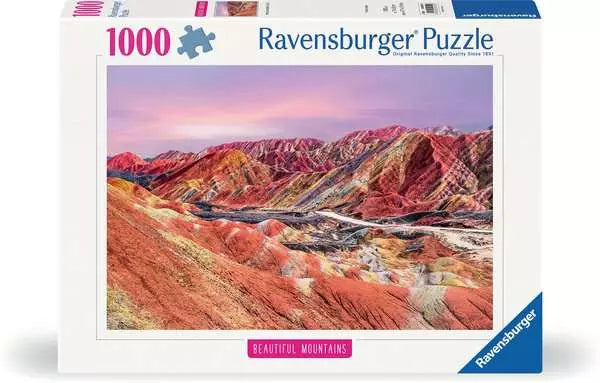 C-T 1000 Ravensburger Rainbow Mountains, China