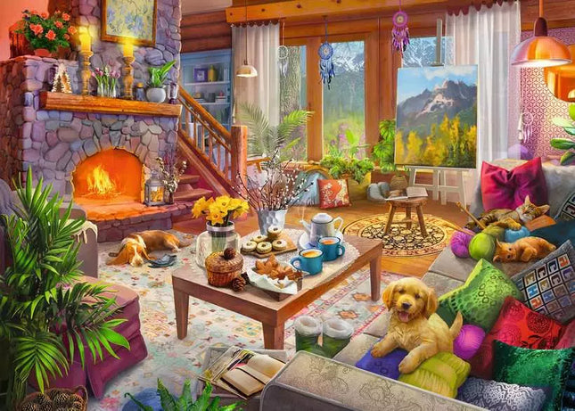 Ravensburger Cozy Cabin 1000P